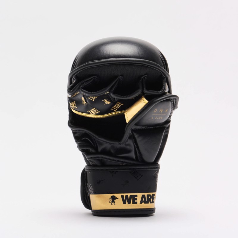 LEONE MMA GLOVES DNA- black